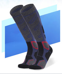 Professional Men Merino Wool Ski Socks Outdoor Sports Thickened Terry Keep Warm Knee High Long Skiing Snowboard Hiking Socks
