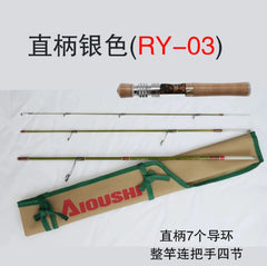 Fiberglass Small Bait Trout Rod UL Super Soft and Ultra Light 1.4m four section portable Travel Flow catapult fishing rod