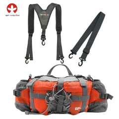 BP-VISION Hiking Fanny Pack Man Cycling Waterproof Backpack Mountain Sports Fanny Pack Camping Nylon Hunting Accessori Belt Bag