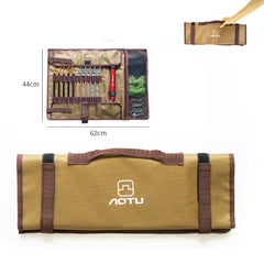Portable Tent Stakes Storage Bag Tent Pegs Organizer Case Camping Tool Storage Bag for Backpacking Outdoor Camping