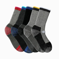 2 Pairs Merino Wool Ski Hiking Socks Men Women Winter Outdoor Sports Mountaineering Thermal Socks Thicken Breathable Size 35-47
