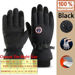 Winter Men Women Gloves TouchScreen Waterproof Windproof Gloves Outdoor Sports Warm Cycling Snow Ski Gloves Full Finger Non-slip