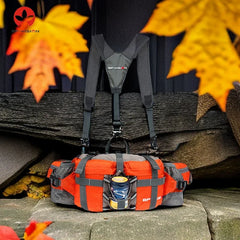 BP-VISION Hiking Fanny Pack Man Cycling Waterproof Backpack Mountain Sports Fanny Pack Camping Nylon Hunting Accessori Belt Bag