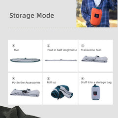 Naturehike Outdoor Ultralight Hammock Camping Portable Single / Double Leisure Hammock Anti Rollover High Load Bearing Camp Gear