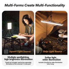 Naturehike LED Camping Lamp Rechargeable Tent Lantern Outdoor Waterproof Portable Lights Work Maintenance Lighting