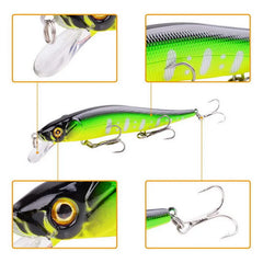 3PCS/box Japan Slow Sinking Minnow Fishing Lures 12cm 14g Jerkbait Bass Pike Carkbait Wobblers Swimbait Professional Bait