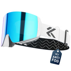 KAPVOE Men Photochromic Ski Goggles OTG Snowboard Glasses Women Anti Fog Magnetic Lens UV400 Protection Snow Sports Eyewear