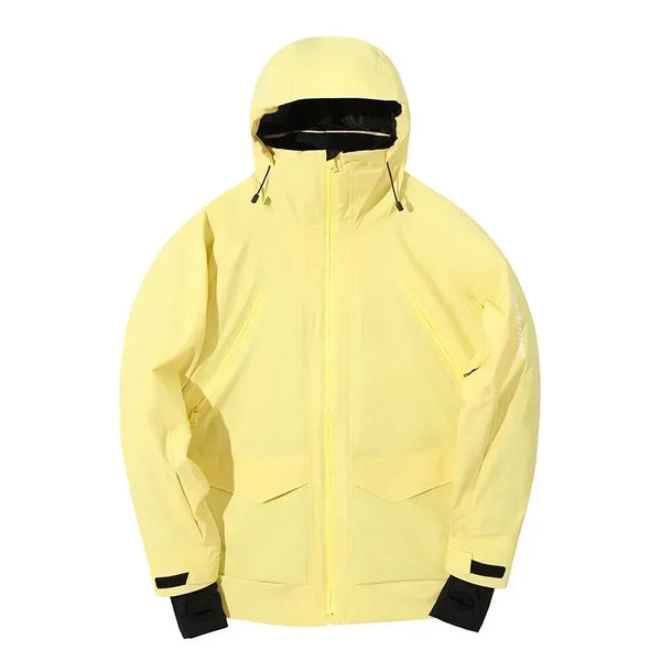 Waterproof Windproof Ski Jacket Winter Skiing Tops 2025 New Couple Thickened Warm Woman Outdoor Sport Man Snow Clothes Hoodie