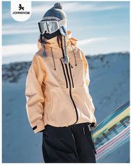 John Snow 2025 New Winter Men And Women's Ski Jacket Breathable Waterproof Snowboarding Clothing Outdoor Sports Warmth Ski Coat