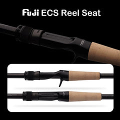 PURELURE SILIX-T 1-Piece Rod Fuji Torzite Rings Extra Fast Action Zander Bass Pike Rod Cork Handle Toray T1100G and M40X Cloth