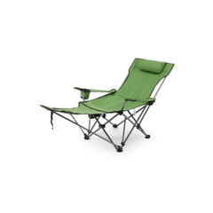 Ultralight Deck Chair Foldable Camping Chair Sun Beach Lounger with  Footrest Adjustable Backrest for Outdoor Fishing Barbecue
