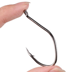 Catfish Hook 100pcs/pack High-Carbon Steel Fishing  Accessories 6/0 -10 # Very Sharp Hook Barbed Catfish Hooks Fishing Tackle