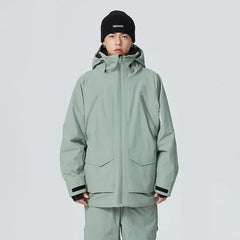 Waterproof Windproof Ski Jacket Winter Skiing Tops 2025 New Couple Thickened Warm Woman Outdoor Sport Man Snow Clothes Hoodie