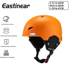 Horntour Open Face Helmet Ski Helmet Integrated Aldult Outdoor Ski Equipment Snowboard Helmet Is Lightweight Breathable