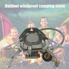 Windproof Outdoor Camping Stove Lightweight Portable Travel Kitchen Mini Stove