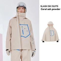 VECTOR Men Women Ski Jacket Winter Warm Windproof Waterproof Outdoor Sports Snowboard Ski Coat Trousers Snow Clothes Women