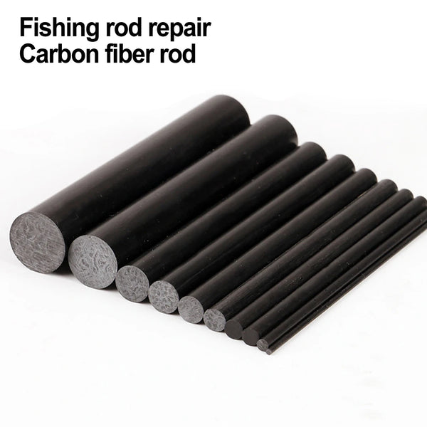 Fishing Rod Repair Kit Carbon Fibre Lure Pole Insert For Beginners Professionals Fishing Pole Maintenance Accessories