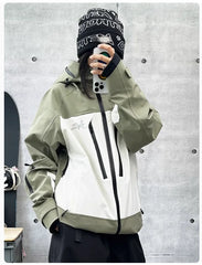 John Snow Woman Man Hooded Ski Wear Warm Windproof Waterproof Ski Clothes Outdoor Jacket Sports Male And Female Snowboard Coat