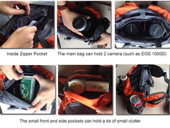 BP-VISION Hiking Fanny Pack Man Cycling Waterproof Backpack Mountain Sports Fanny Pack Camping Nylon Hunting Accessori Belt Bag