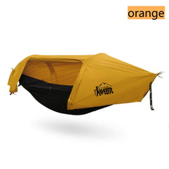 Portable Camping Mosquito Net Hammock Outdoor Garden Travel Sleeping Hanging Hammocks Swing With Waterproof Tent Awnings