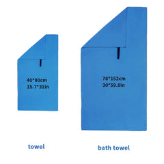 Large Microfiber Towel For Travel Sports, Quick Dry Soft Lightweight Gym Swimming Yoga Towel