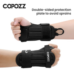 COPOZZ Skiing Wrist Guard Hand Snowboard Protection Roller Skating Wrist Support Gym Ski Palm Protector for Men Women Children