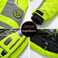 Men 2023 Winter New Outdoor Jet Ski Snow Warm Parkas Jacket Coat Men's Outwear Premium Casual Hat Waterproof Thick Fleece Parkas