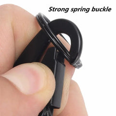 Carabiner High Strength Nylon Key Hook MOLLE Webbing Buckle Hanging System Belt Buckle Hanging Camping Hiking Accessories