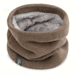 Soft Knit Winter Neck Warmer Thickened Thermal Gaiter Scarf Cover for Running Skating Skiing Hiking Outdoor Sports Cold Weather