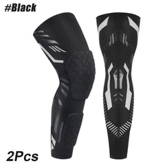 Anti-collision EVA Sports Knee Brace Leg Compression Sleeves Protection for Youth Adults Football Basketball Volleyball Running