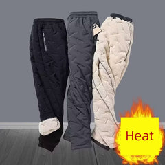 Windproof Waterproof Men's and Women's Same Style Thickened Fleece Cotton Pants Warm Cotton-Padded Trousers Winter New Arrival Cashmere Cotton Pants Men