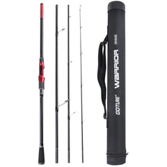 Goture WARRIOR Travel Fishing Rod High Quality 24T+30TCarbon Fiber 4-piece Spinning Casting Rods ML/M/MH Power for Fishing