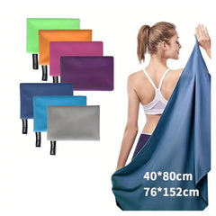 Large Microfiber Towel For Travel Sports, Quick Dry Soft Lightweight Gym Swimming Yoga Towel