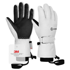 INPAKO thickened men's and women's professional ski gloves windproof winter warm snow gloves snowmobile five-finger gloves