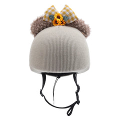 Ski helmet cover, personalized, cute, warm, fashionable doll decoration helmet cover, single board double board helmet universal