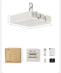 Naturehike LED Camping Lamp Rechargeable Tent Lantern Outdoor Waterproof Portable Lights Work Maintenance Lighting