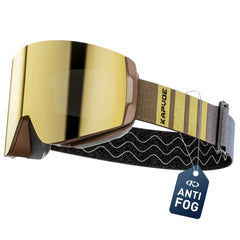 KAPVOE Men Photochromic Ski Goggles OTG Snowboard Glasses Women Anti Fog Magnetic Lens UV400 Protection Snow Sports Eyewear