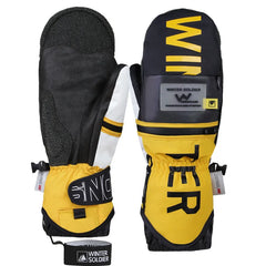 Professional Kevlar Super Durable Anti Slip Skiing Gloves With Built-in Wrist,  Waterproof And 30 temperature Warm 3M Ski Gloves