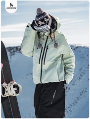 John Snow 2025 New Winter Men And Women's Ski Jacket Breathable Waterproof Snowboarding Clothing Outdoor Sports Warmth Ski Coat