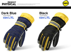 2024 Winter Warm Mountain Snowboard Ski Gloves men women Cold Snow Skiing Mittens Waterproof Snowmobile Handschoemen Air+ 5002