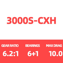 2025 NEW DAIWA FUEGO CS LT Spinning Fishing Reel Baitcasting Reel 6+1BB Max Drag 12KG Spinning Wheel