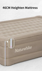 Naturehike Outdoor Camping 45cm Thick TPU Inflatable Pad Portable 2Persons Sleeping Mattress Large Mat Free Give Repair Bag