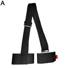 Outdoor Skis Fixing Band Ski Brake Retainer Skiing Straps Skijoring Skis Fixing Band Wrap Snowboarding Straps Sled Ski Accessary