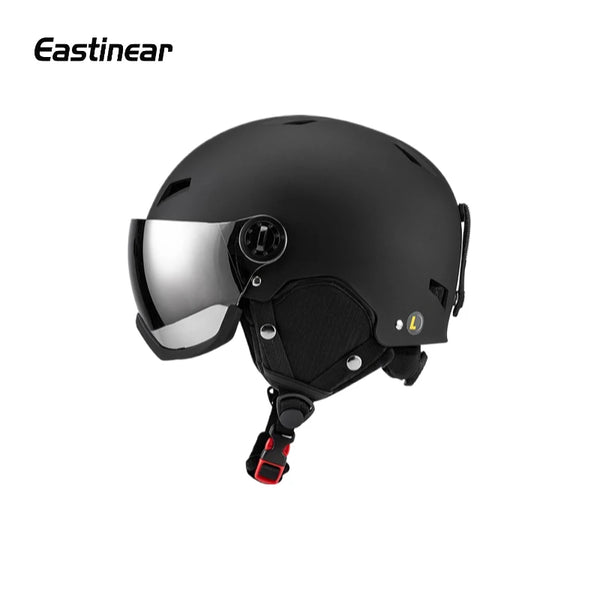 Eastinear polar bear Ski Helmet Men Snow Goggles In One Anti-Impact Snowboard Helmet For Adult Women Snowboard Safety Helmet