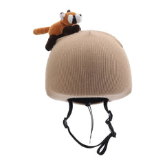 Ski helmet cover, personalized, cute, warm, fashionable doll decoration helmet cover, single board double board helmet universal