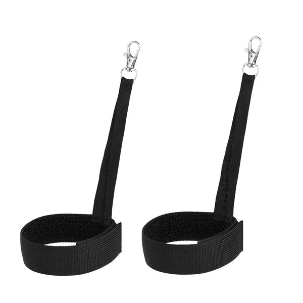 Nylon Ski Glove Leashes with Metal Button Strap Wrist Straps Glove Carrier Sling Clips Gear Winter Snow Sport Skiing Handcuffs