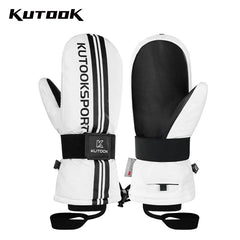 KUTOOK Ski Snow Gloves Mittens Winter Gloves for Men Women 3M C100 Insulation Waterproof Touchscreen Skiing Snowboard Gloves