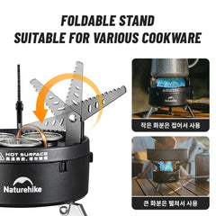 Naturehike Faint Star Camping Stove Foldable  IGT Outdoor Gas Stove Tourist Gas Burner Picnic Stove  Butane Fuel Stove Cookware
