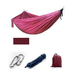 Camping Hammock with Mosquito Net Outdoor Furniture 1-2 Person Portable Hanging Bed Strength Parachute Fabric Sleep Swing