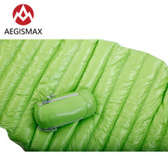AEGISMAX MINI 800FP Ultralight Goose Down Outdoor Sleeping Bag Mummy Type Splicing 43℉~52℉ Camping Hiking Waterproof
